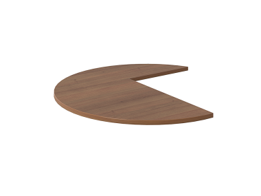 Приставка с вырезом к торцу стола на 700мм  — Аэлита