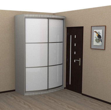 Радиусный шкаф купе "Радуга" выпуклый 450 &mdash; Аэлита