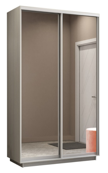 Шкаф-купе 2-дверный с 2 зеркалами (Экспресс) — Аэлита