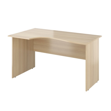 Стол рабочий криволинейный Канцлер 1380х800(650)х750 &mdash; Аэлита