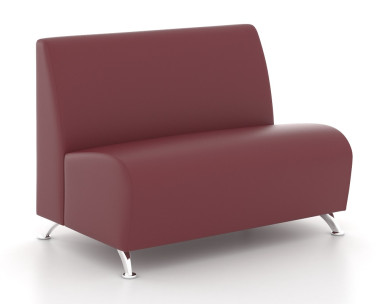 Прямой модуль Интер Хром 2-х местный   — Аэлита