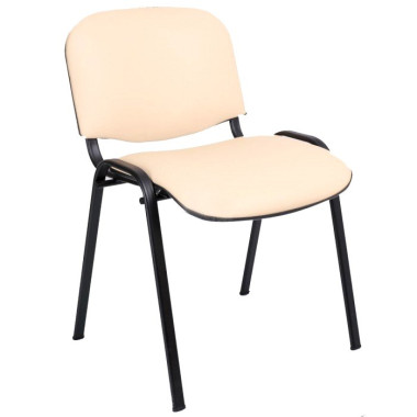 Стул ИЗО черный, кожзам бежевый V-18 WIN 18 &mdash; Аэлита