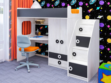 Кровать-чердак Адель 1720х1832х850 — Аэлита