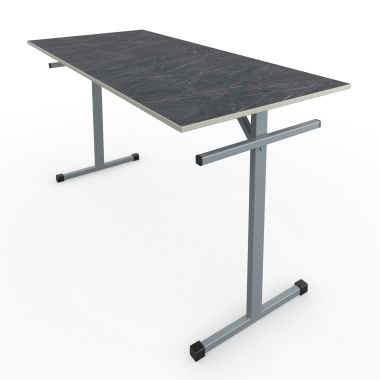 Стол обеденный 1200*600/700 под скамью, столешница МДФ 16мм — Аэлита