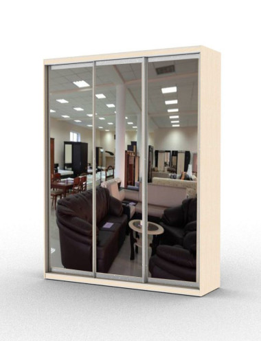 Шкаф-купе трехдверный с 3 зеркалами (модель 3.3) &mdash; Аэлита