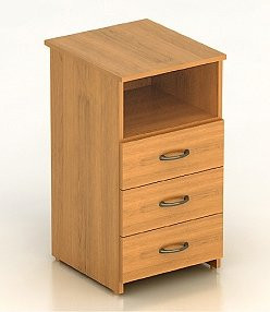 Тумба приставная с 3-мя ящ (404х452х750) — Аэлита