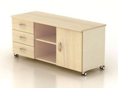 К41 Модерн Тумба выкатная широкая 1204х520х590 — Аэлита