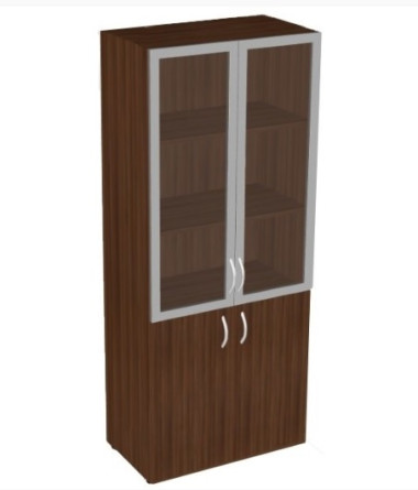 Шкаф комбинированный 800х450х1945  (без топа, с контуром) — Аэлита