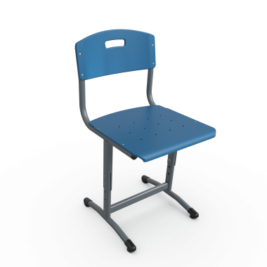 Стул ученический АЭЛИТА Универсал регулируемый, круглая труба / пластик цветной &mdash; Аэлита