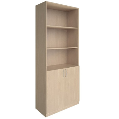 Шкаф высокий широкий Nova S (2 низкие двери ЛДСП) 770х359х1914 &mdash; Аэлита