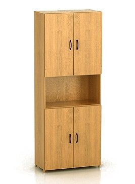 Шкаф высокий (740х390х2002) (ШФ14+ДФ13*4) — Аэлита