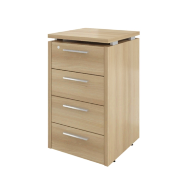 Тумба ДБ44 Дублин приставная 4 ящика с замком 450х450х750(ДБ13_1+ДБ13_2+ДБ14) — Аэлита