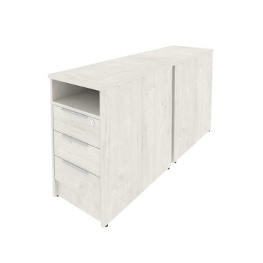 Тумба приставная двойная (может являться опорным элементом) 412х1475х750  &mdash; Аэлита