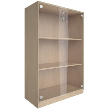 Шкаф средний широкий (2 средние двери стекло)  770х359х1203 &mdash; Аэлита