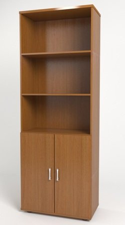 Шкаф КМ1 Монолит высокий 744х390х2046 с дверьми(ШМ44+ДМ41х2)  — Аэлита