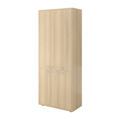 Шкаф ДБ39 Дублин высокий закрытый 4 двери 800х400х1980(ДБ24+ДБ27*2+ДБ28*2) — Аэлита