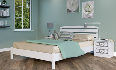 Кровать &quot;Камелия-1&quot; из натурального дерева — Аэлита