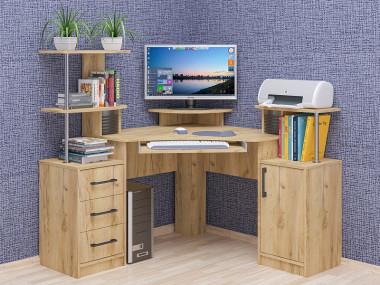 Стол компьютерный угловой СК-26, 1260х1260х1260 — Аэлита